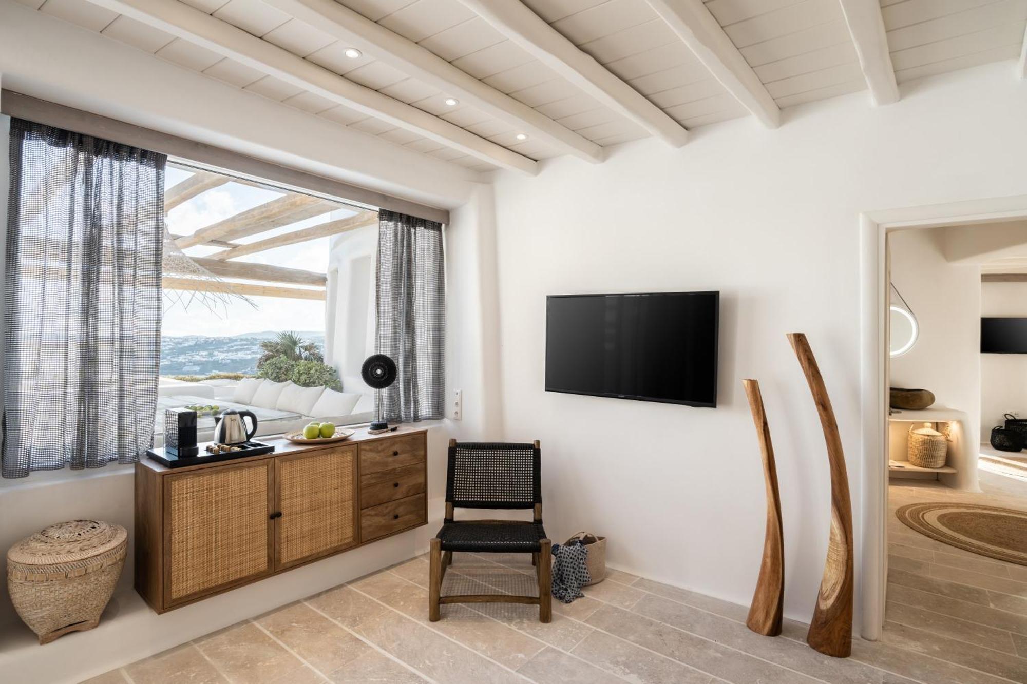 White Stone Mykonos Hotel Agios Ioannis Diakoftis Ngoại thất bức ảnh