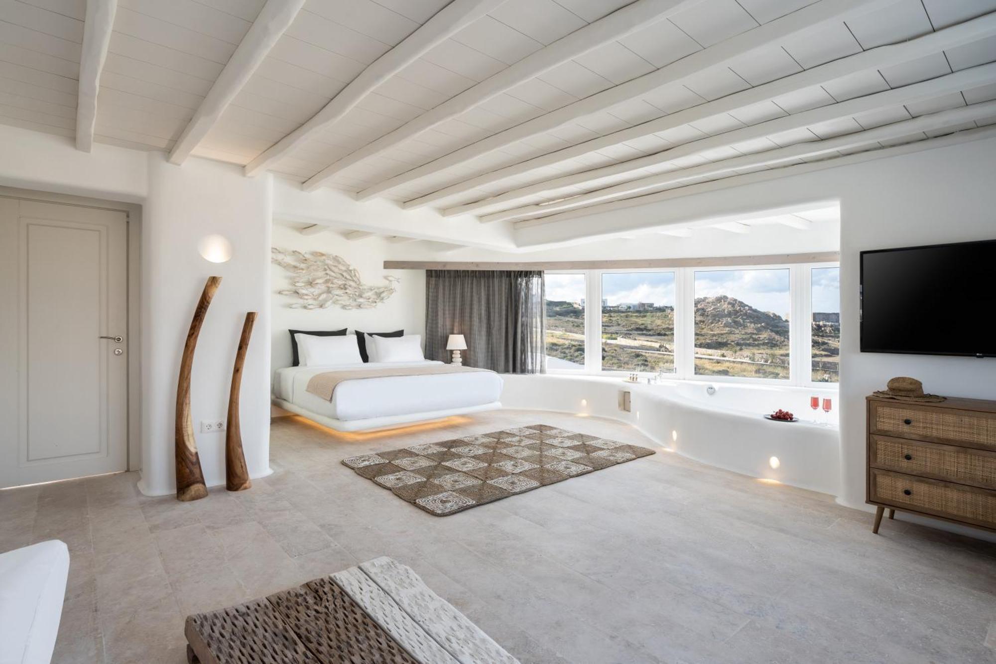 White Stone Mykonos Hotel Agios Ioannis Diakoftis Ngoại thất bức ảnh