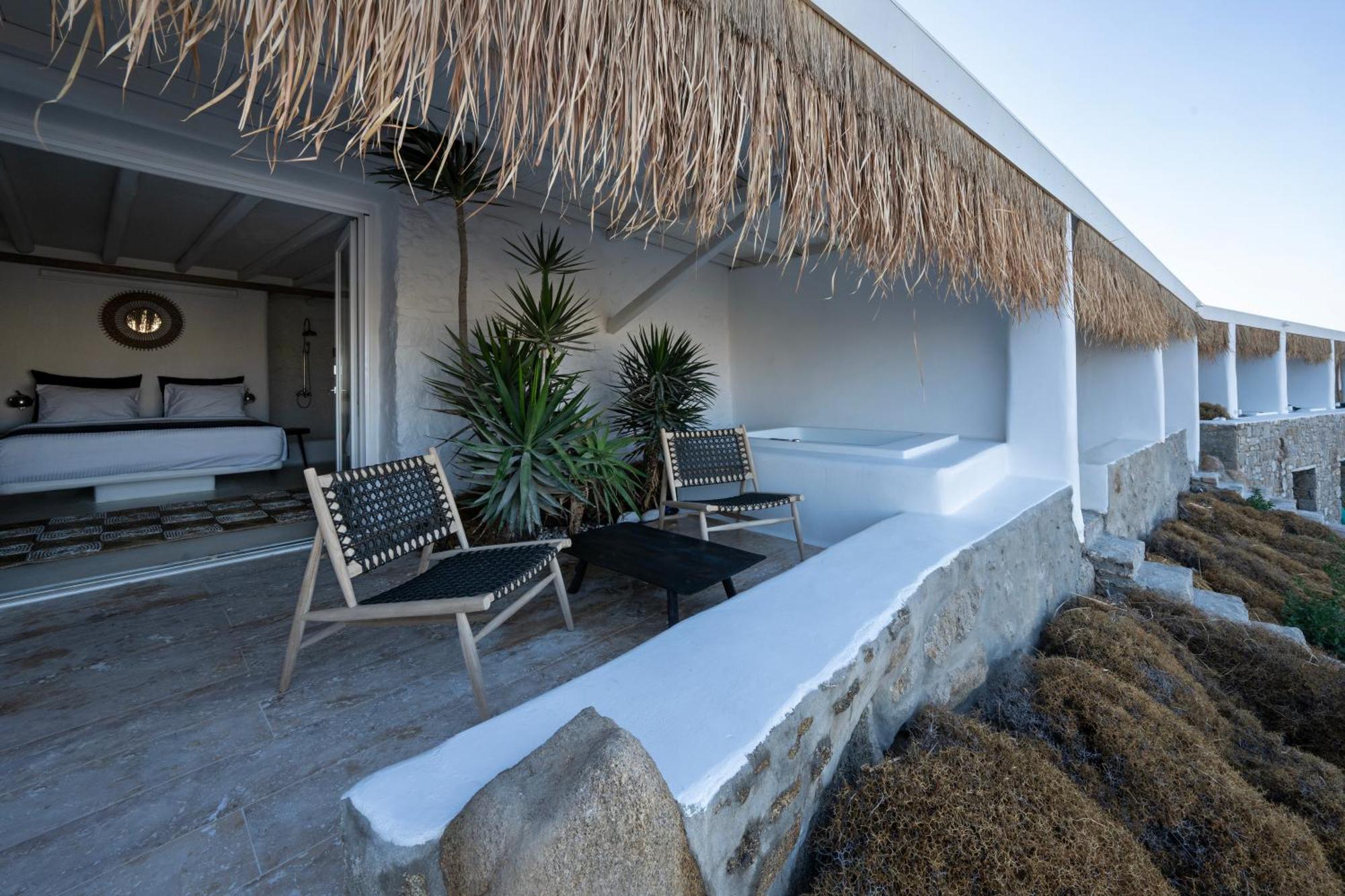 White Stone Mykonos Hotel Agios Ioannis Diakoftis Ngoại thất bức ảnh