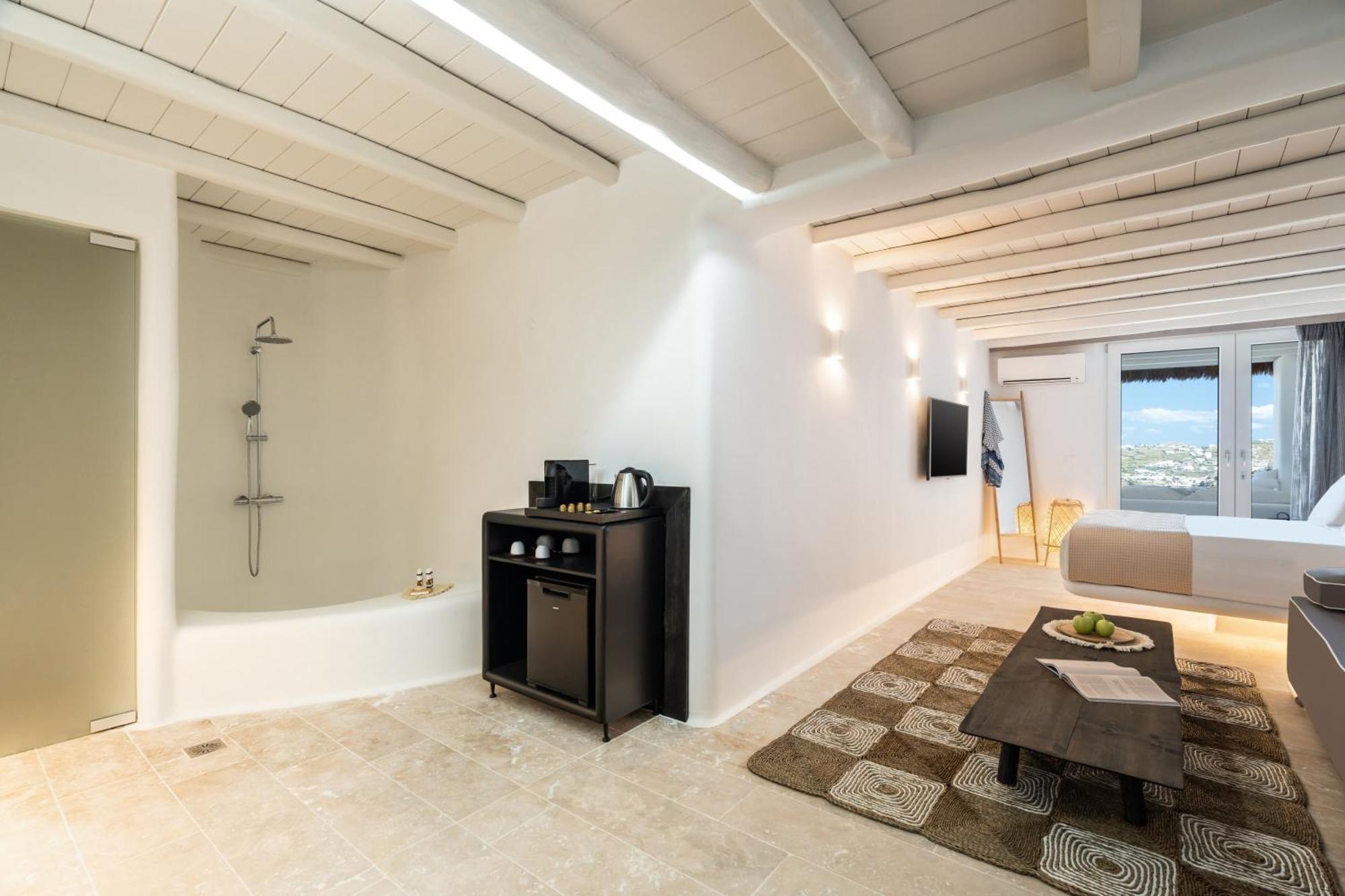 White Stone Mykonos Hotel Agios Ioannis Diakoftis Ngoại thất bức ảnh