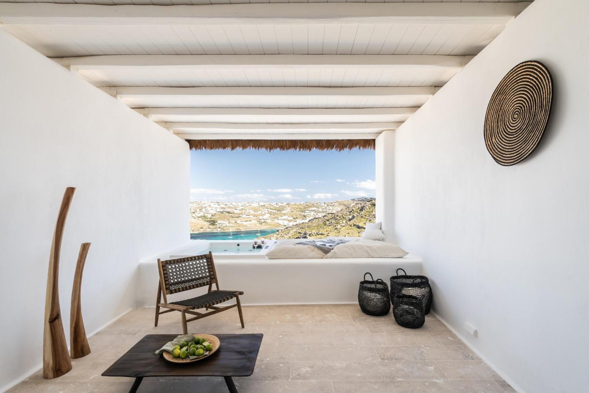 White Stone Mykonos Hotel Agios Ioannis Diakoftis Ngoại thất bức ảnh