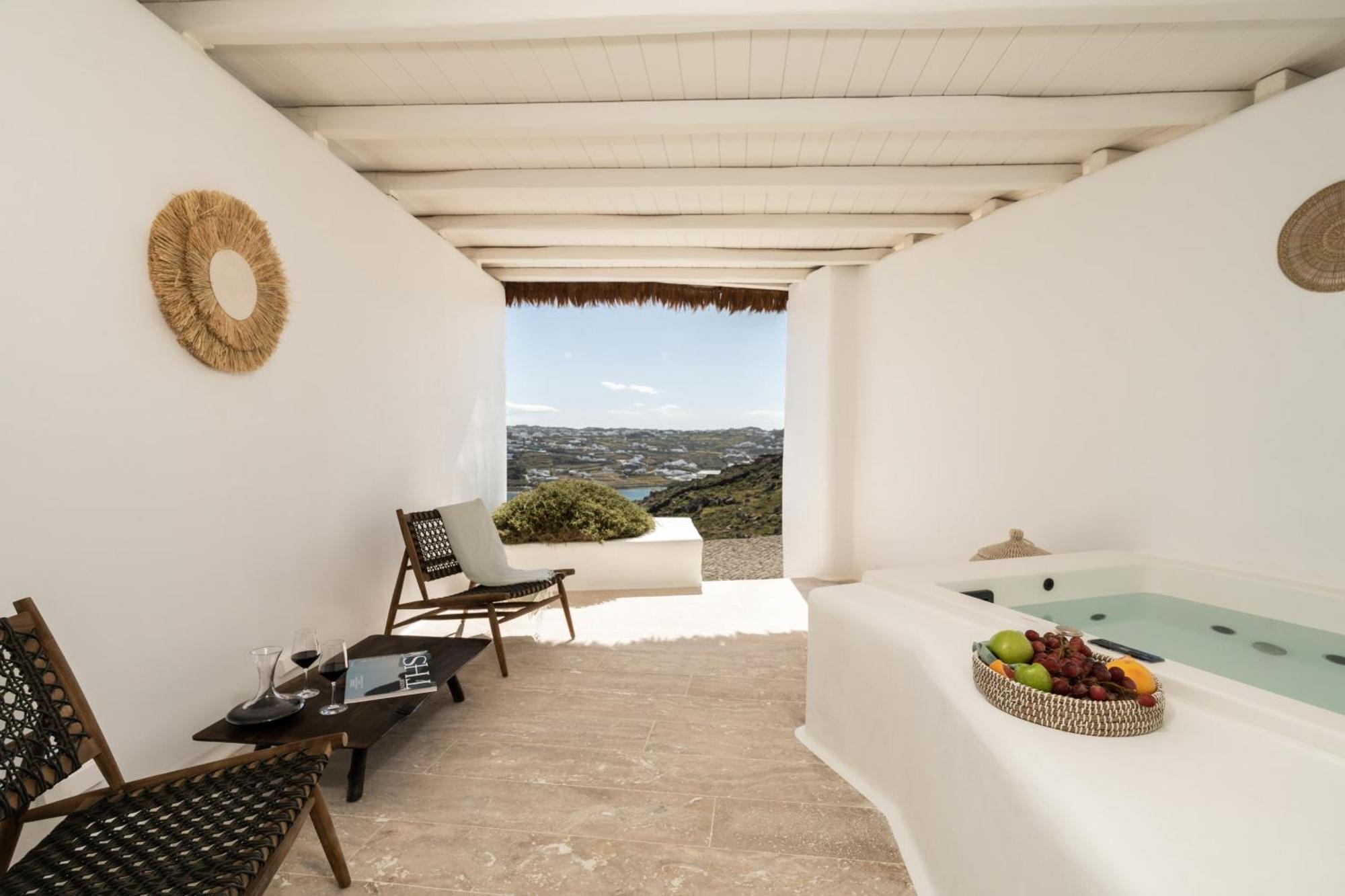 White Stone Mykonos Hotel Agios Ioannis Diakoftis Ngoại thất bức ảnh